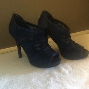 Lace Peep Toe 4 inch Shoes
